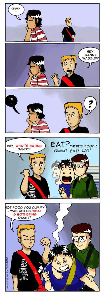 Eating Him Comic